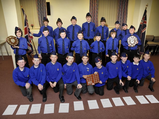 Pictured are the 5th Boys Brigade competition winners.