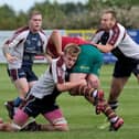 Will Rennard scored a try for Scarborough RUFC in the home loss against Cleckheaton