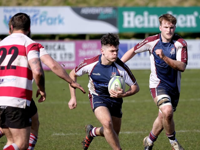 The hosts press on during Scarborough RUFC 31 Cleckheaton 34

Photo by Richard Ponter