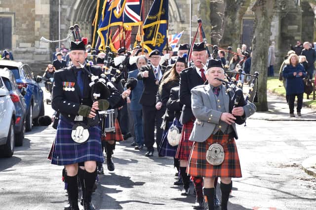 The 40th Anniverary Falklands parade was well attended by veterans and local residents. Image courtesy of TCF Photography.