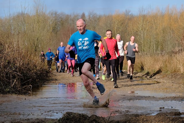 Action from North Yorkshire Water Park Parkrun