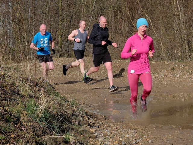 Action from North Yorkshire Water Park Parkrun