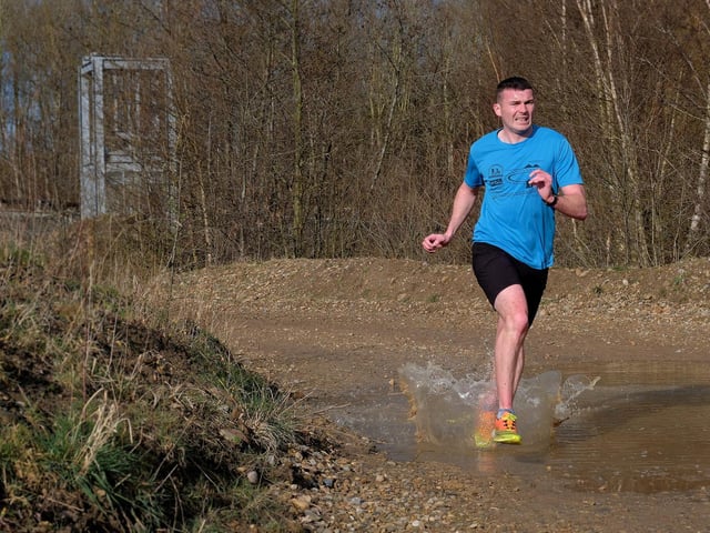 Action from North Yorkshire Water Park Parkrun