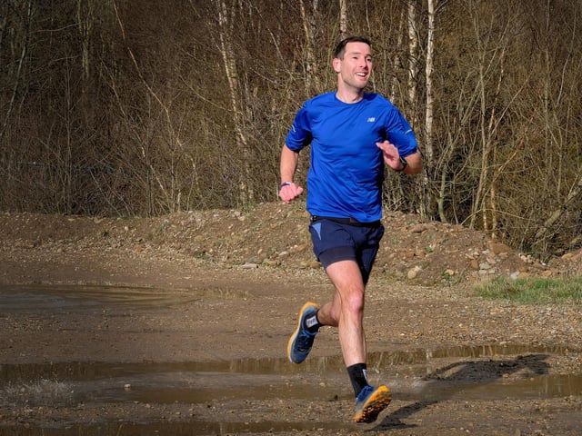 Leading the way at the North Yorkshire Water Park Parkrun