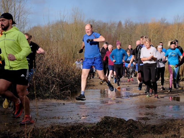 Action from North Yorkshire Water Park Parkrun
