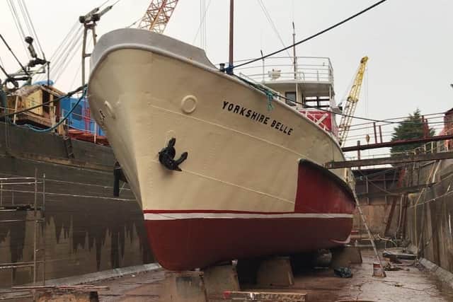 The boat has returned to Bridlington harbour ahead of the summer season following annual maintenance and safety checks and will be operating services from Saturday (April 9).