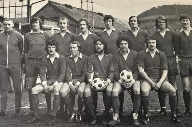 Bobby Todd is pictured front row, third from left, in this Scarborough FC team line-up