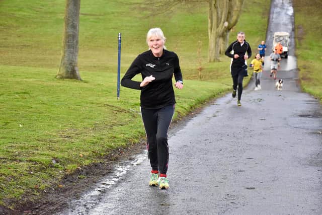 Bridlington Road Runners' Pat Bielby, who got the highest age grade score at Sewerby Parkrun by a massive margin