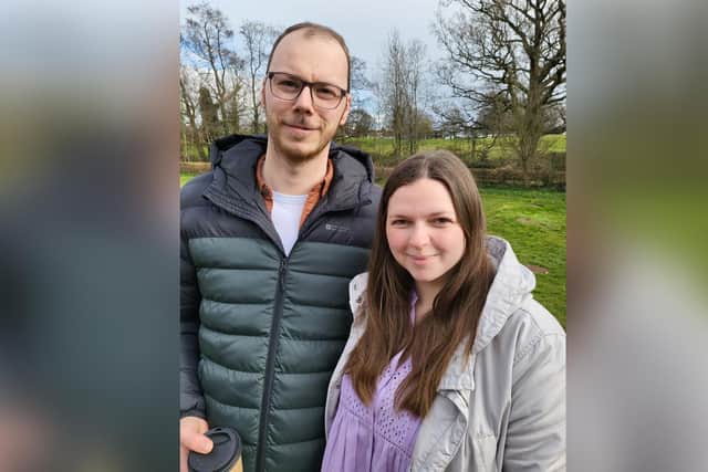 Josh and Amelia Westmoreland, who will be taking over at Goathland Post Office, near Whitby, later in April.