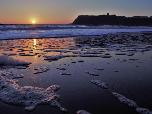 Spectacular sunrise.