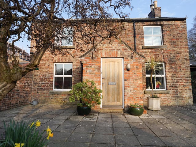 The attractive frontage of the property.