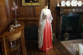 Callum Young, a costume and textiles student, took 176 hours to make the faithful recreation of the dress in silk, and made it all by hand only.