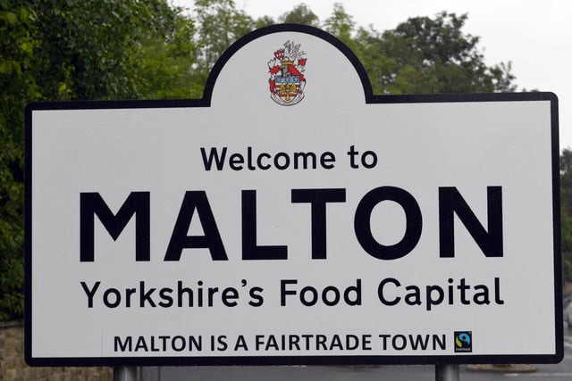 Malton and Norton had 806 Covid-19 cases per 100,000 people in the latest week, a fall of 17 per cent from the week before.