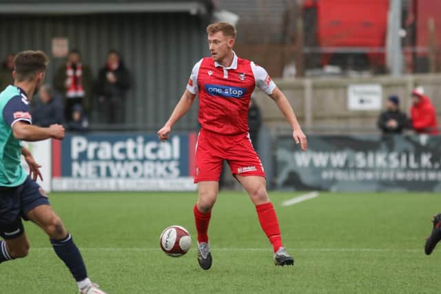 Ash Jackson was man of the match for Boro at Ashton United