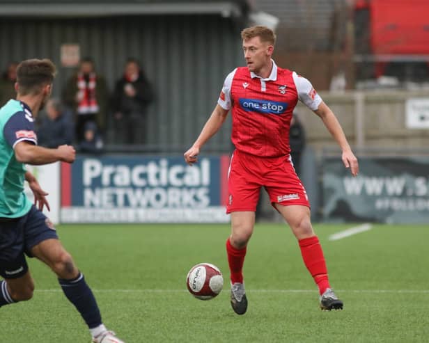 Ash Jackson was man of the match for Boro at Ashton United