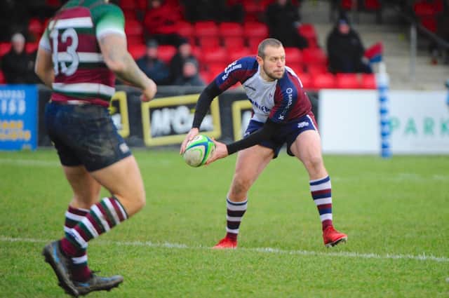 Tom Ratcliffe scored the first try for Scarborough RUFC in the 61-20 loss at Moortown