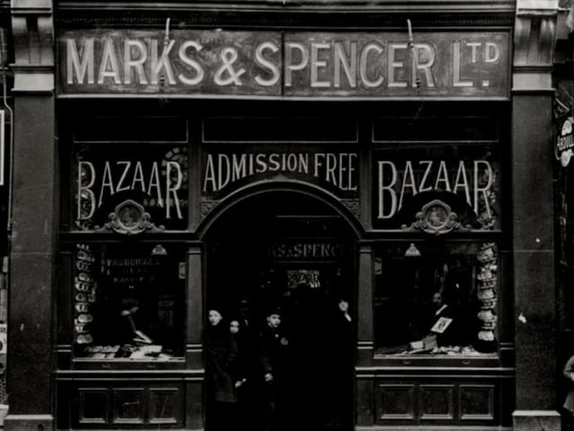 Two of the UK’s biggest supermarkets ASDA and Morrisons as well as department store Marks & Spencer all got their start in Yorkshire.
Marks & Spencer was founded by a partnership between Michael Marks, a Polish Jew refugee, and Thomas Spencer, a cashier from Skipton.
It started as a penny bazaar in Leeds Kirkgate Market. They still have a market stall there to this day.
ASDA was founded in 1965 when the supermarket-owning Asquith family – originally butchers from Knottingley – merged with Associated Dairies company of Yorkshire. ASquith plus DAires equals ASDA!
Morrisons was founded in 1899 by William Morrison as an egg and butter stall in Rawson Market, Bradford.