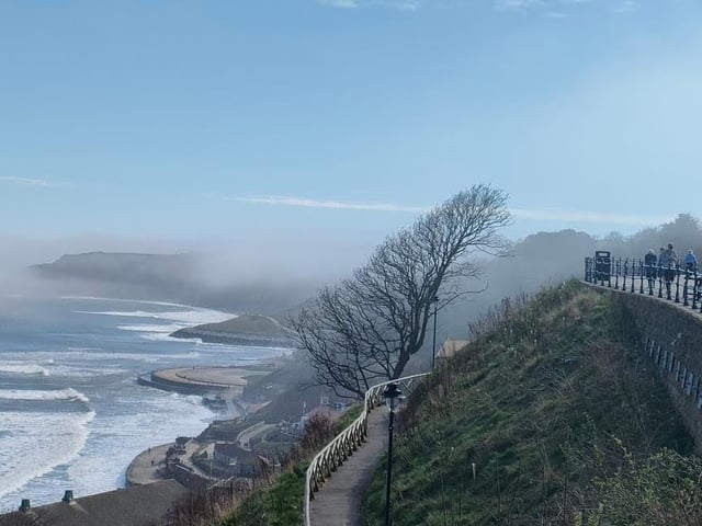 Sea mist over the Esplanade.