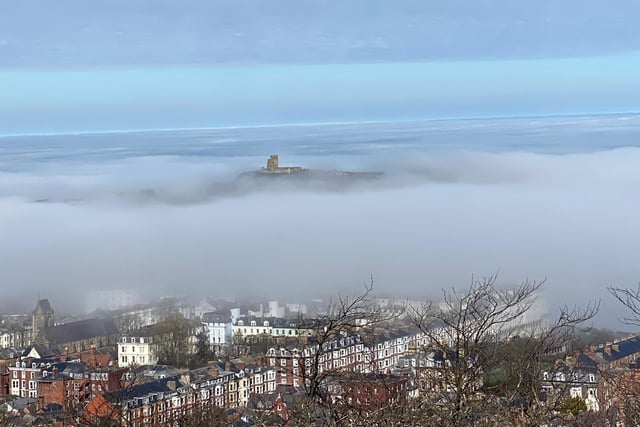 Fairytale image of the castle, taken from Oliver's Mount.