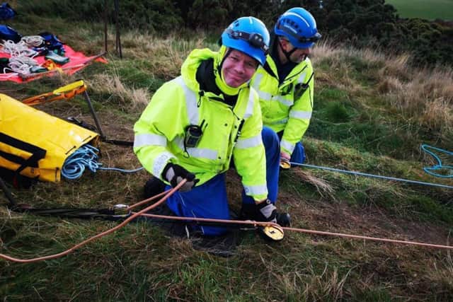 Station Officer Keith Gregory with Staithes Coastguard. (Photo: Staithes Coastguard)
