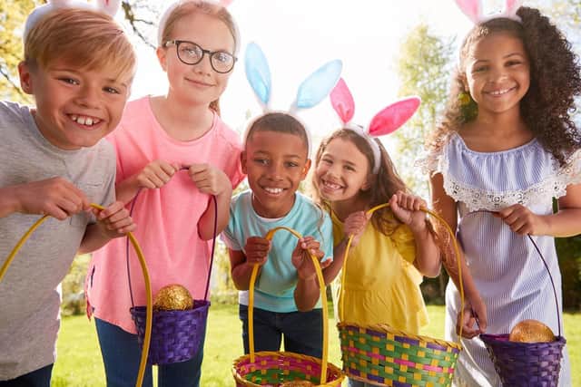Children ready for an Easter egg hunt (photo: adobe)