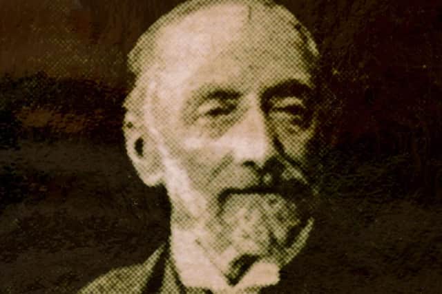 Exhibition on Scarborough's links to the Titanic, marking 110 years since the ship sank, and held at the Scarborough Maritime Heritage Centre. Sir Edward James Harland renowned Belfast Ship Builder. Image: Simon Hulme