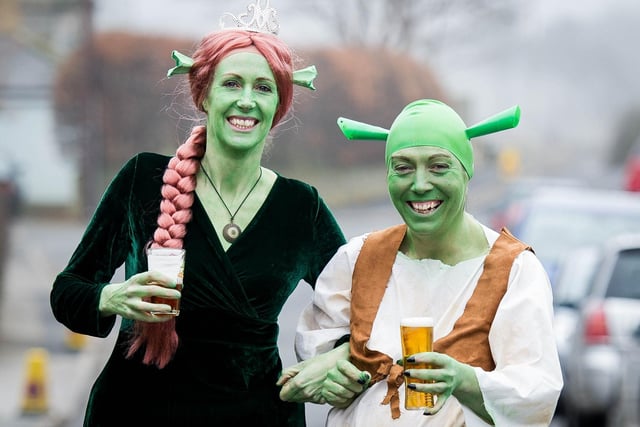 In 2015, Joanne Rowe and Liz Forbes-Browne dressed up as Shrek and Princess Fiona.