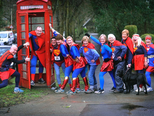 In 2016, Superman got changed in the phone box and was greeted by another 10!