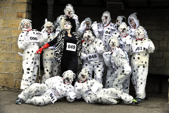 In 2013, Cruella DeVil and her not quite 101 dalmations took part in the walk.