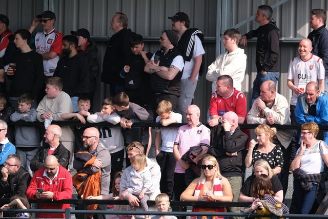 The fans enjoy Scarborough Athletic v Gainsborough Trinity