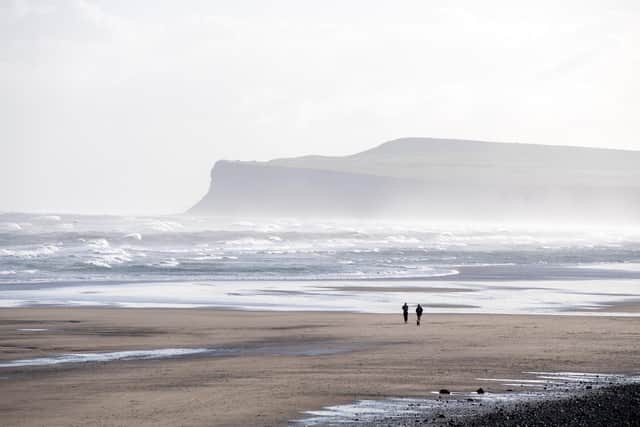 The campers were warned by rescue teams after pitching their tent in a dangerous place.