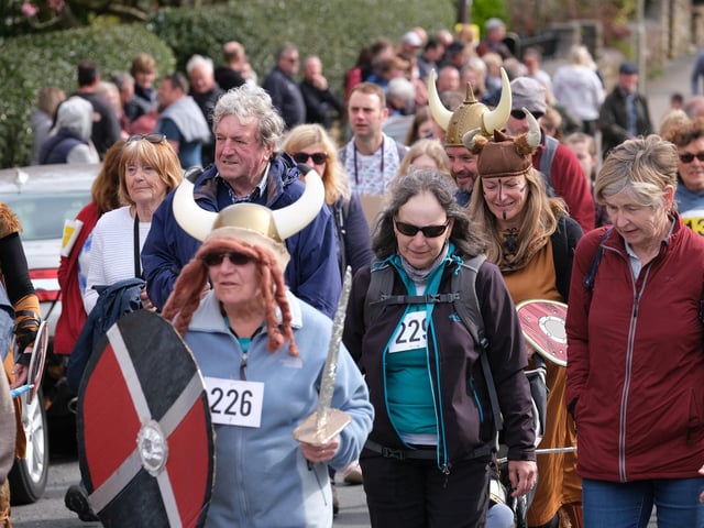 The walk begins!