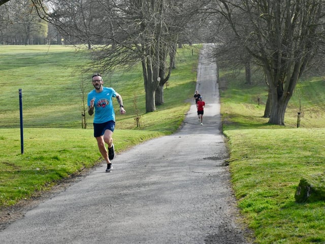 Nick Jordan of Brid Road Runners at Sewerby Parkrun
Photo by TCF Photography