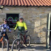 Rachel Connerney and Mark Grange led the introduction to mountain biking course. The course teaches you the basics of mountain biking at Dalby Forest.