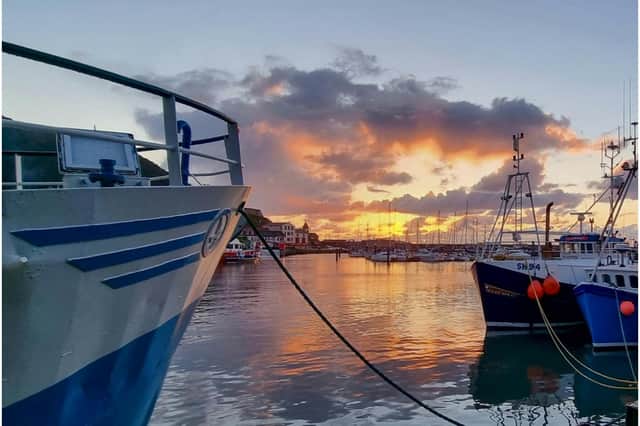Beverley Senturk captures this wonderful picture of morning sunlight at the harbour.