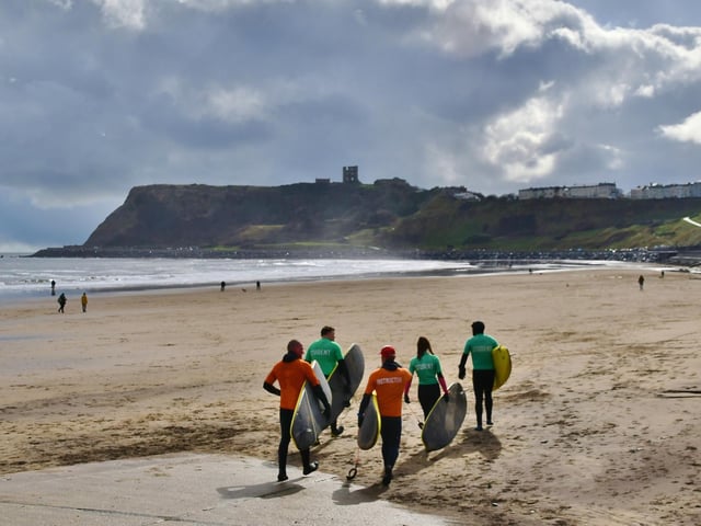 Surfboards at the ready.