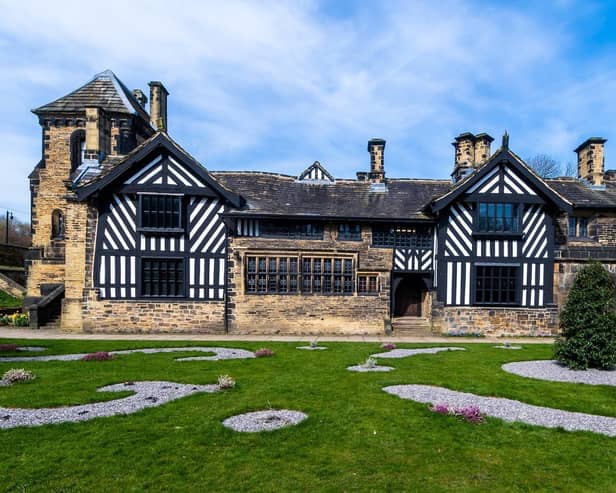 Shibden Hall, Halifax. Home to the extraordinary Anne Lister, also known as Gentleman Jack, diarist, businesswoman, landowner, traveller and lesbian.
The hall dates back to 1420 and offers visitors a journey through the lives of the people who lived and worked here.
Shibden’s architecture is a mix of styles reflecting its interesting and varied history.
The nearby 17th century aisled barn and workshops house a carriage collection and displays relating to different crafts, including a blacksmiths, coopers, wheelwrights and saddlers.