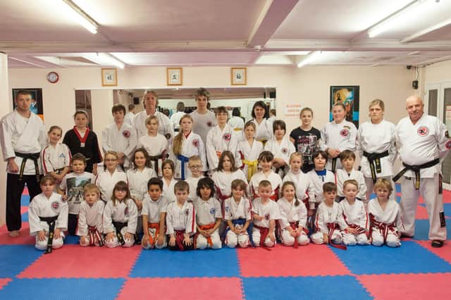 This excellent group photograph by Mike Hopps was taken at Bridlington Martial Arts and Fitness Centre in 2015. Do you recognise any of the people in the picture or remember why the group was featured in the Free Press? (nbfp-msh1505x405)