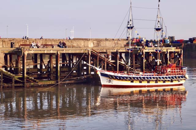Aled Jones frames this superb image of the pirate boat’s reflection in Bridlington harbour.