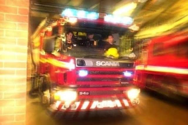 Fire crews were called to an incident near the A169
