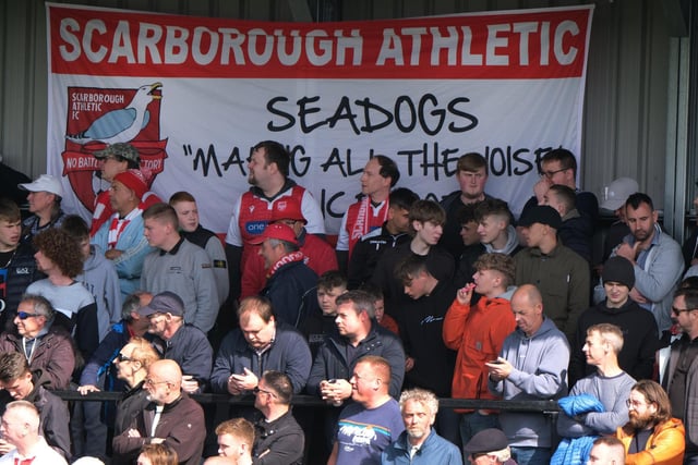 The Seadogs fans cheer on their team in the final home game of the regular league season