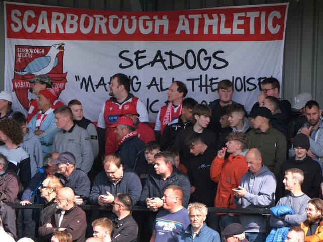 The Seadogs fans cheer on their team in the final home game of the regular league season