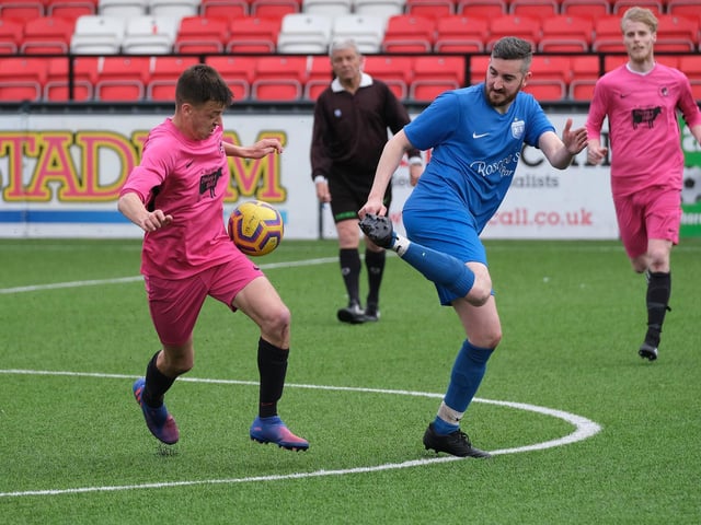 Tyler Beck on the attack for Cayton