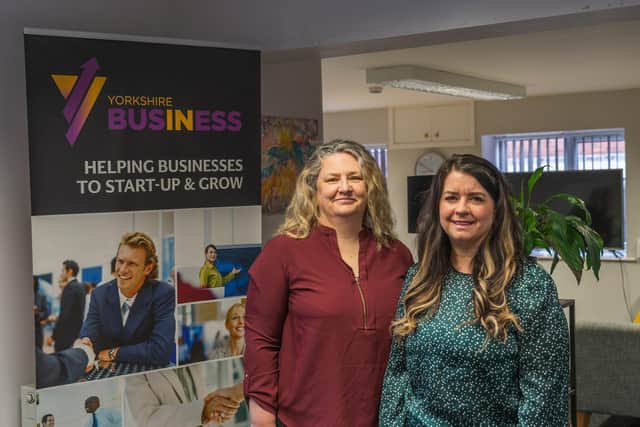 Joanne Greenwood and Jenn Crowther from Yorkshire in Business, the Scarborough-based business support company.