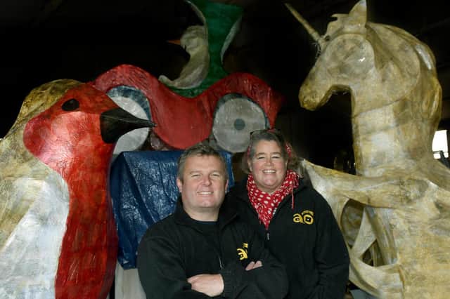 Lee Threadgold, artistic director, and Dawn Dyson- Threadgold, creative director of Animated Objects Theatre Company Ltd