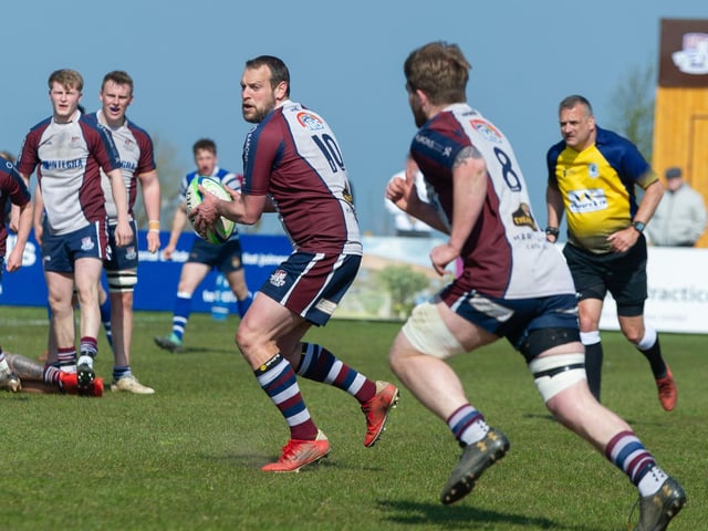Tom Ratcliffe in action for the hoem side