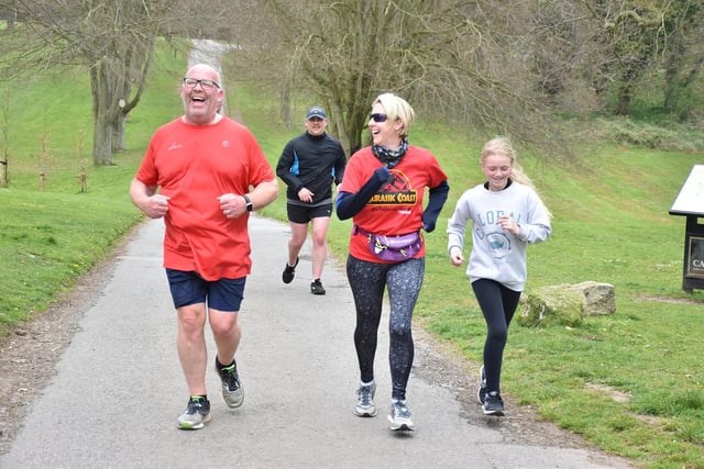All smiles at the parkrun