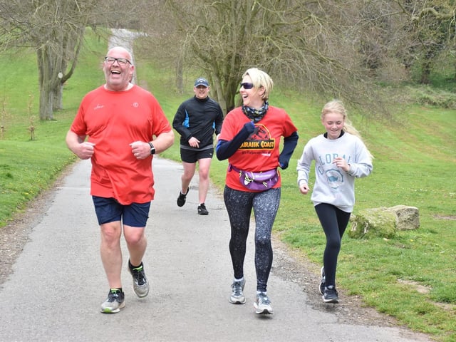 All smiles at the parkrun