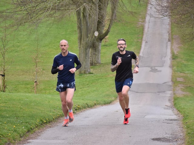Bridlington Road Runners' Nick Jordan, right, at Sewerby Parkrun on Saturday April 23 2022
Photos by TCF Photography