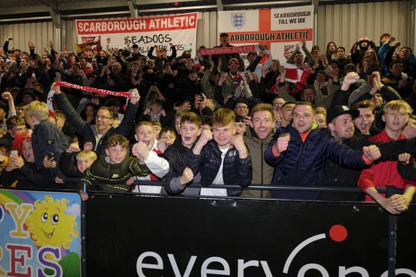 The Boro record crowd enjoy the play-off semi-final win

Photos by Richard Ponter
